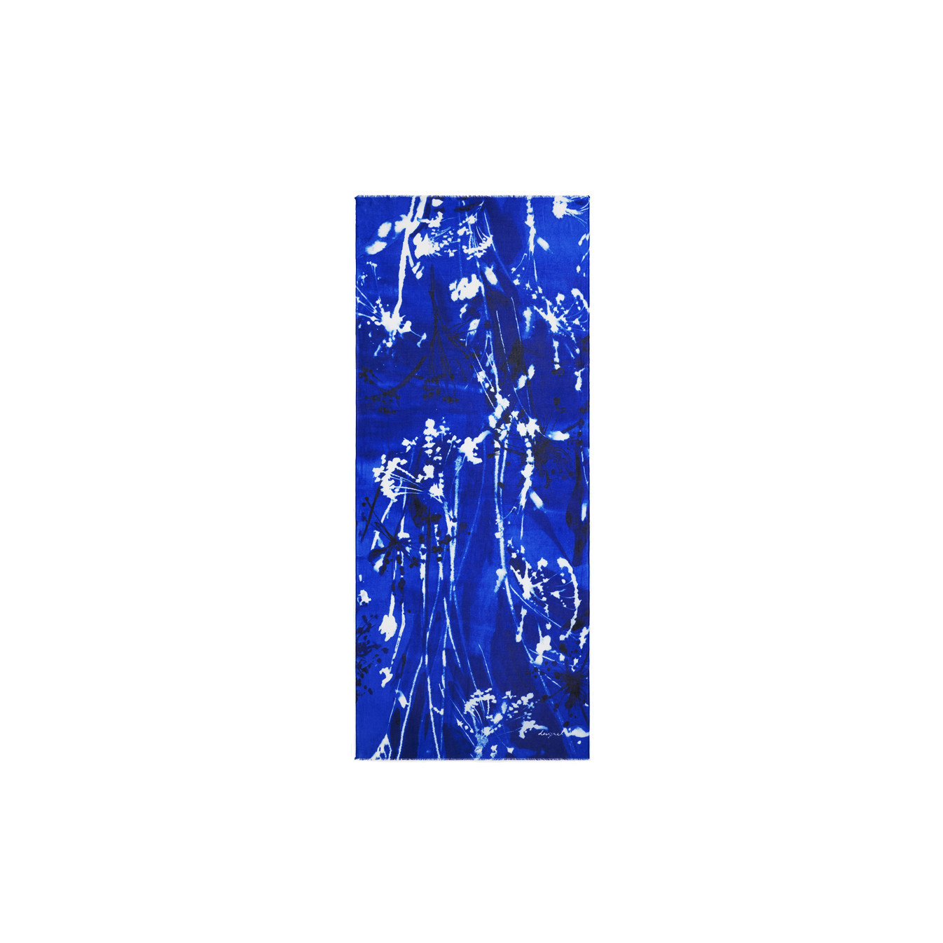 Desigual Atkins Rectangular Scarf Splatter Paint Pattern