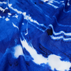 Desigual Atkins Rectangular Scarf Splatter Paint Pattern