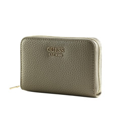 Guess Brenton Medium Zip Portefeuille Dark Taupe