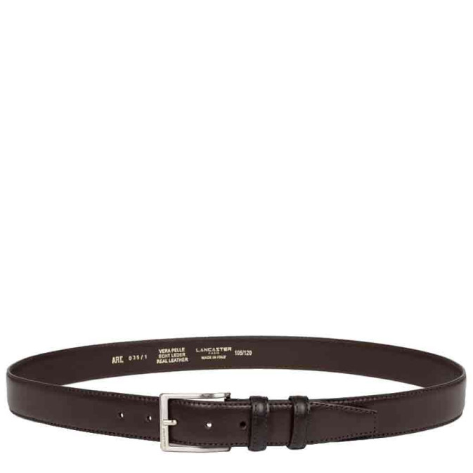 Lancaster Leather Belt for Men 601-11 Brown L