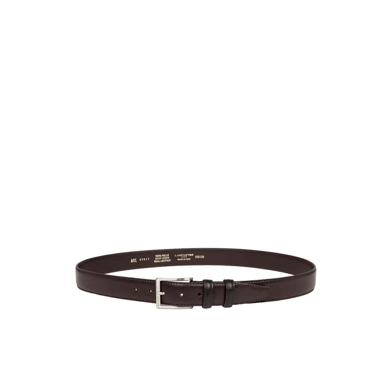 Lancaster Ceinture en cuir Homme 601-11 Marron