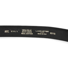 Lancaster Leather Belt for Men 601-11 Black L