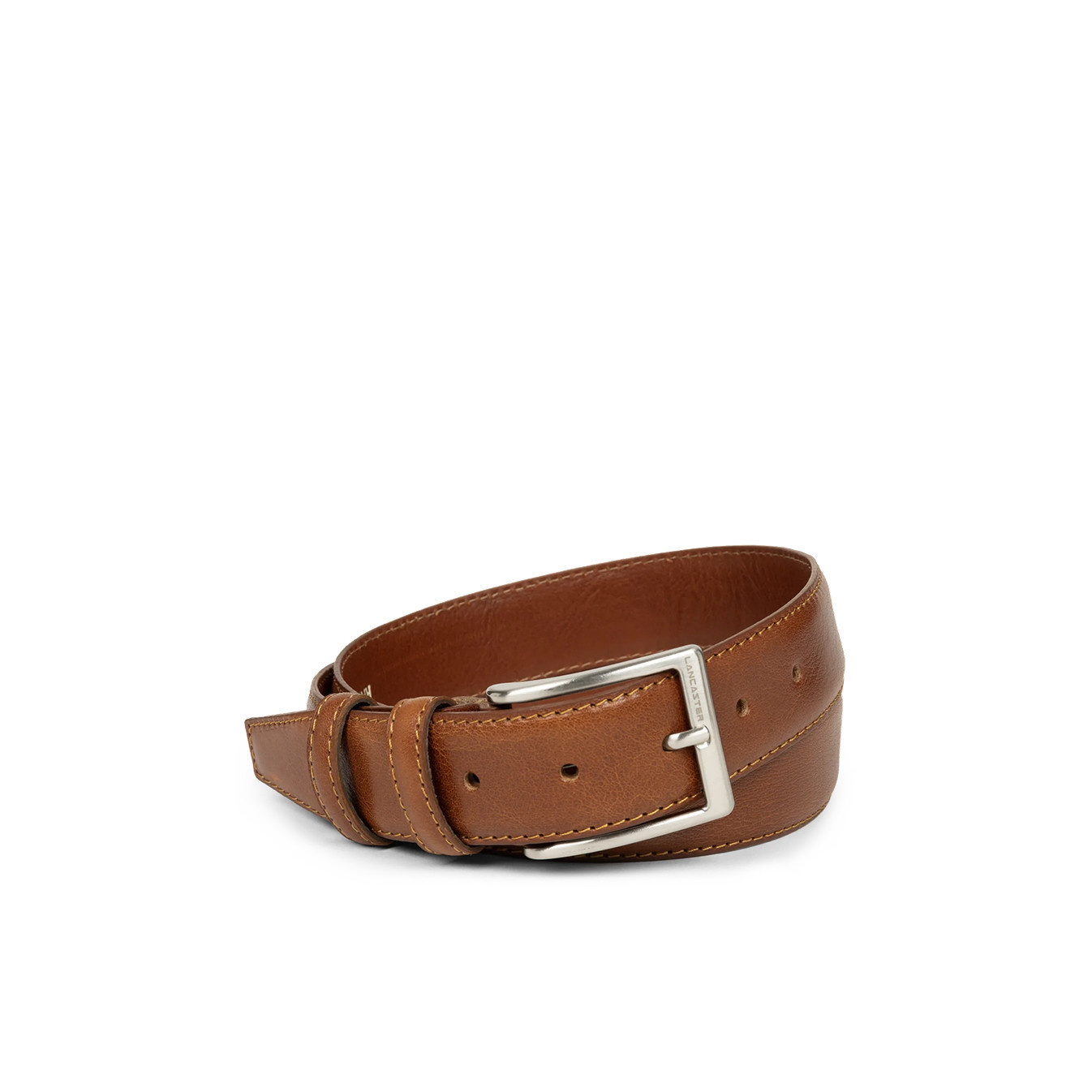 Lancaster Ceinture en cuir Homme 601-11 Camel L