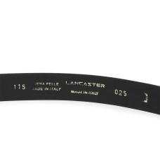Lancaster Leather Belt for Women 601-021 Black M