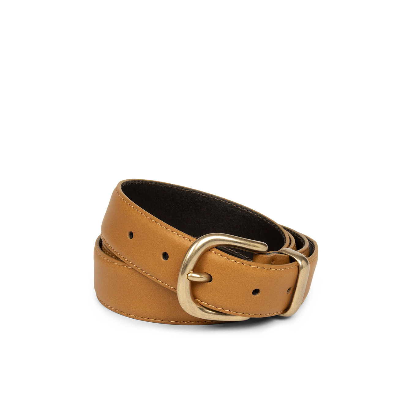 Lancaster Smooth Vachetta Leather Belt for Women 601-024 Camel M