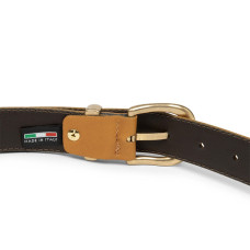 Lancaster Smooth Vachetta Leather Belt for Women 601-024 Camel M