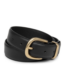 Lancaster Ceinture en Cuir de Vachette Lisse Femme 601-024 Noir M