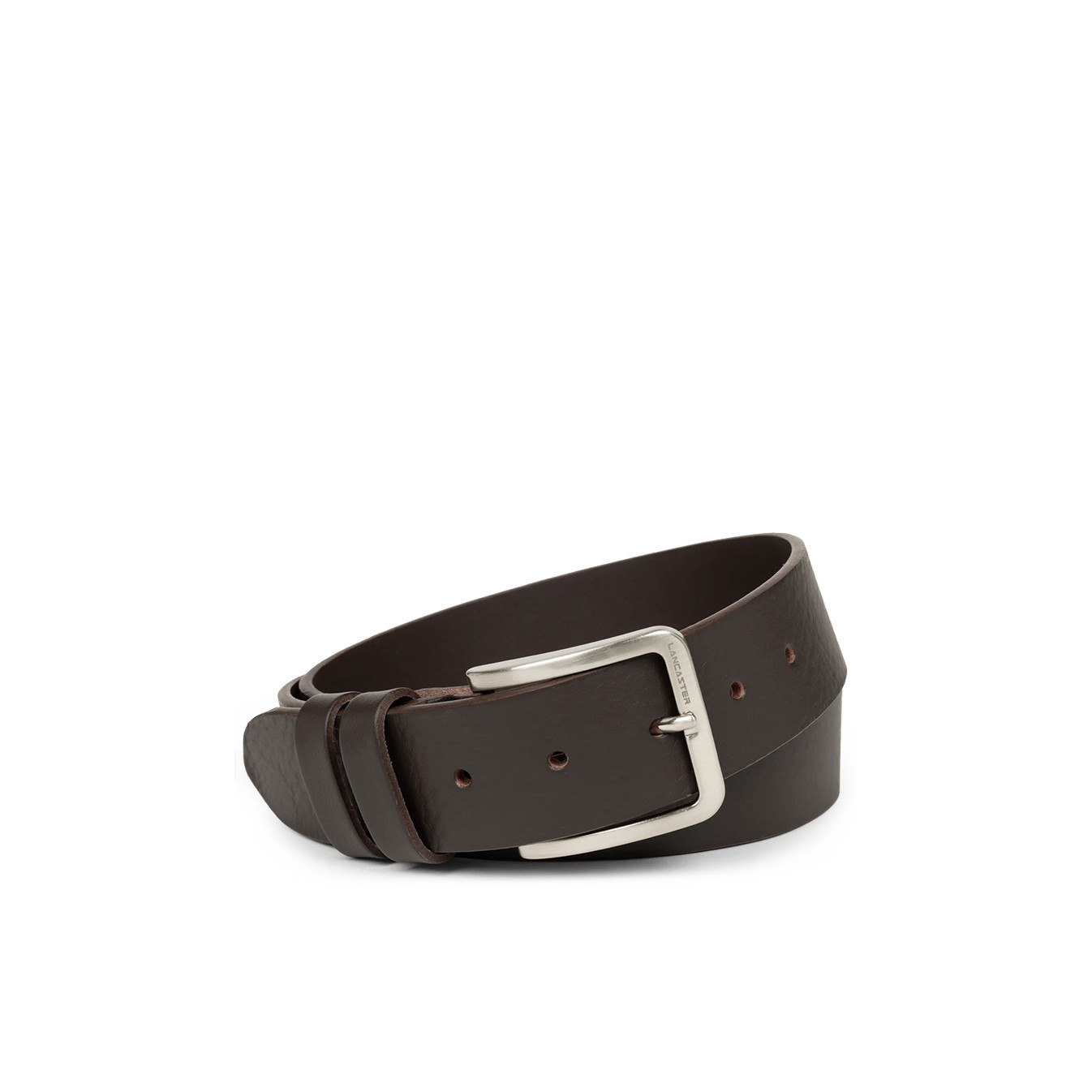 Lancaster Ceinture en Cuir Végétal Homme 601-12 Marron L