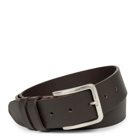 Lancaster Ceinture en Cuir Végétal Homme 601-12 Marron L