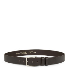 Lancaster Vegetable Tanned Leather Belt for Men 601-12 Brown L