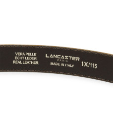 Lancaster Vegetable Tanned Leather Belt for Men 601-12 Brown L
