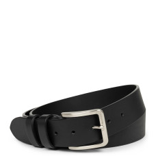 Lancaster Vegetable Tanned Leather Belt for Men 601-12 Black L