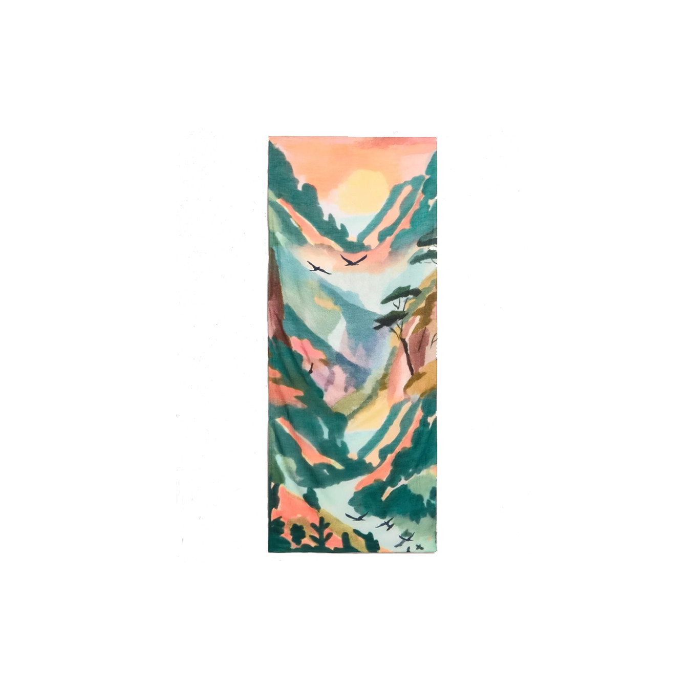 White Stuff Light Scarf Green Mlt