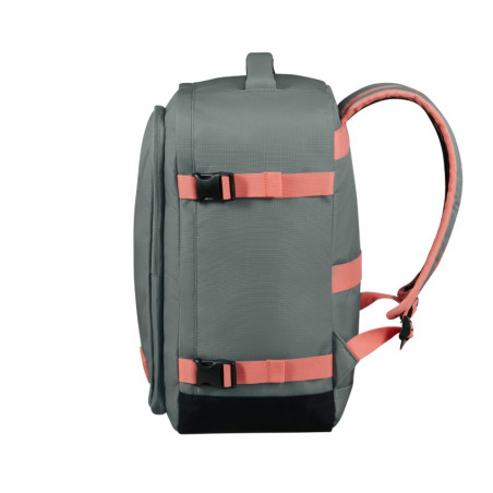 American Tourister Take2cabin Sac A dos S Sage/Coral côté
