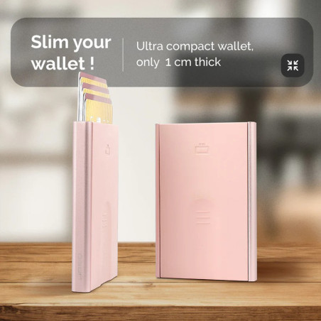 Ogon Slider Card Holder Pink