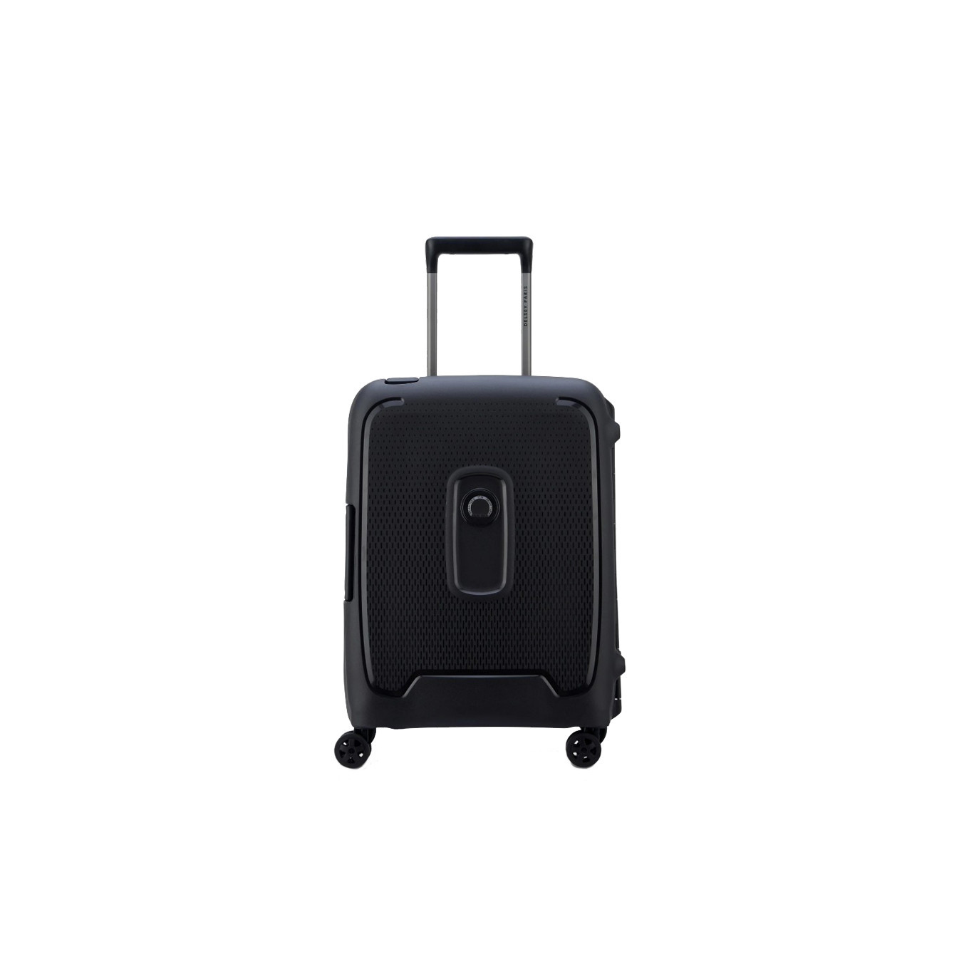 Delsey Moncey Cabin Luggage 4 Double Wheels 55 cm Slim Black
