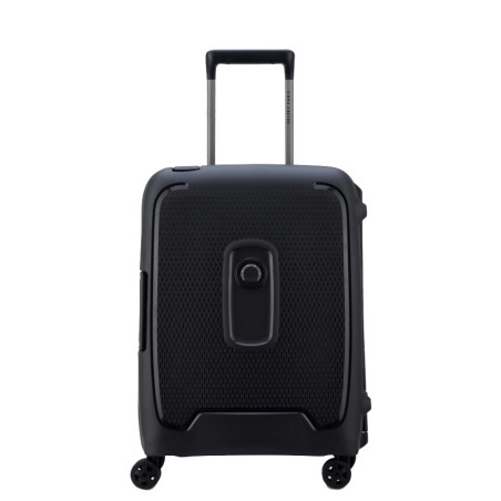 Delsey Moncey Valise Cabine 4 Doubles Roues 55 cm Noir