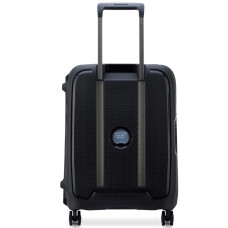 Delsey Moncey Cabin Luggage 4 Double Wheels 55 cm Slim Black
