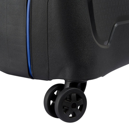 Delsey Moncey Cabin Luggage 4 Double Wheels 55 cm Slim Black