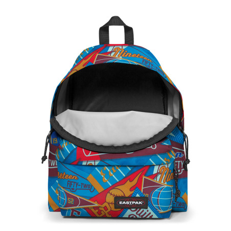 Eastpak Padded Pak'r Varsity Clash Sac A Dos 2w2 Clash Blue ouvert