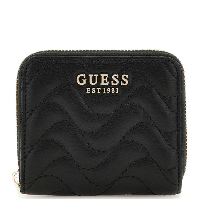Guess Melisandra Mini Wallet Quilted Black