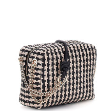 Guess Mirema Small Trotteur Woven Bag Black Multi