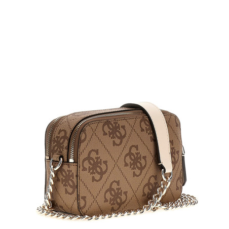 Guess Noelle II Crossbody Bag Latte Logo