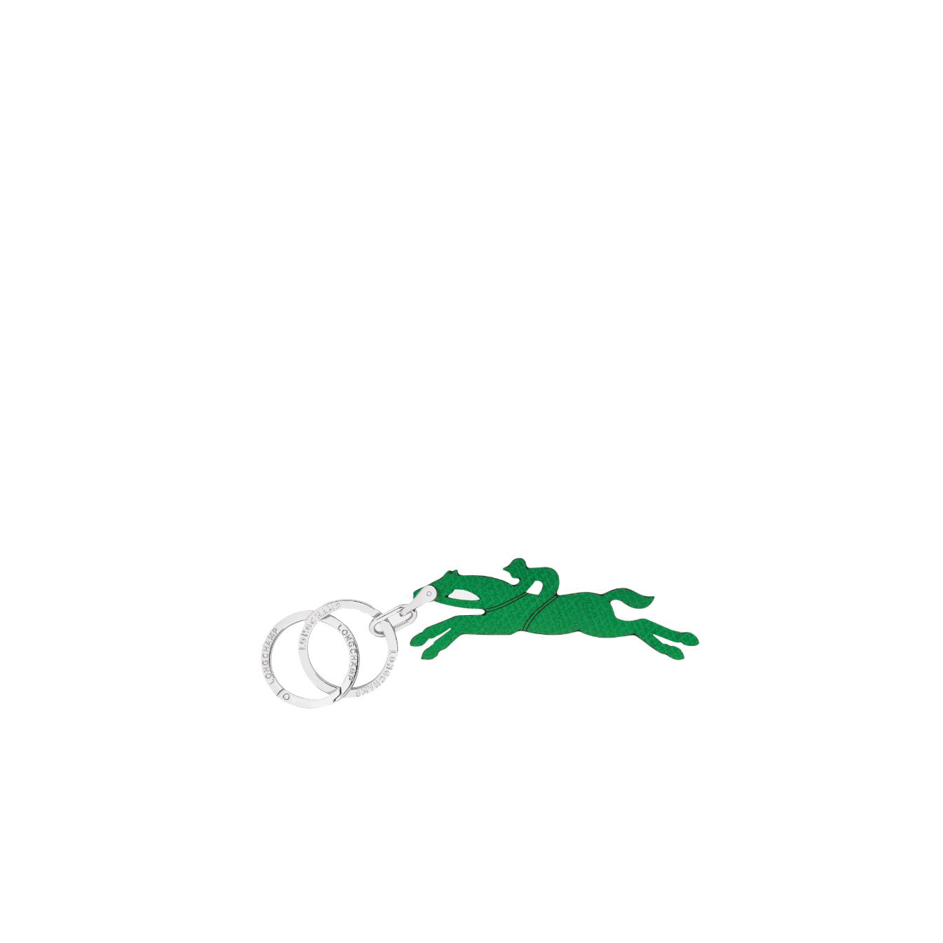 Longchamp Le Pliage Original Keychain Green
