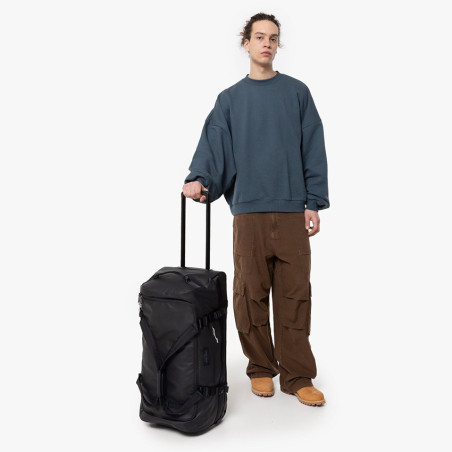 Eastpak Duffel Pack Wheel M Water-Resistant Trolley Bag 4y8 Tarp Bl...