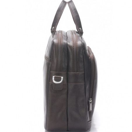 Arthur et Aston Chic & Casual Porte documents Cuir 1589-02 Chataigne cote