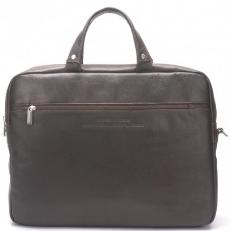 Arthur et Aston Chic & Casual Porte documents Cuir 1589-02 Chataigne dos