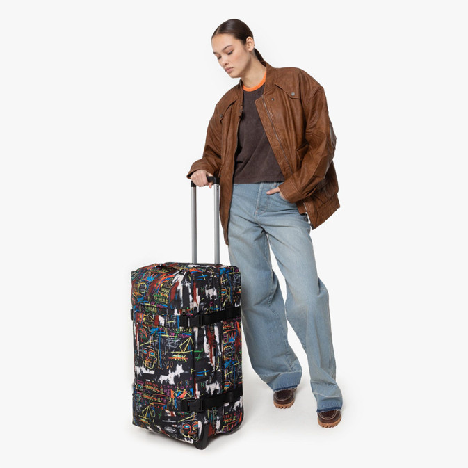Eastpak Transit'R M Wheeled Bag 4y3 Basquiat kings of Egypt
