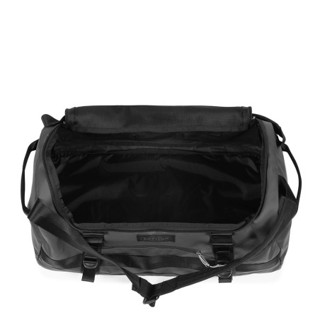 Eastpak Duffel Pack M Bagage Déperlant 4y8 Tarp Black2 ouvert