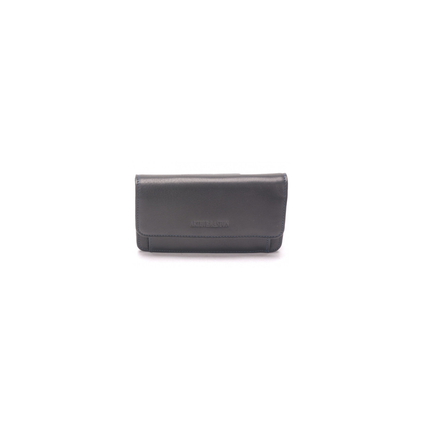 Arthur et Aston Porte monnaie 15cm porte papiers Ceinture Noir fil Bleu