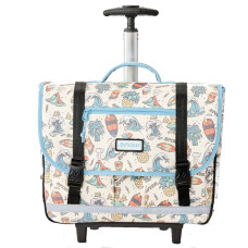 Rip Curl Back To School Wheeled Backpack Bone