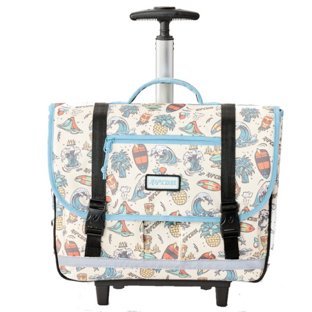 Rip Curl Back To School Wheeled Backpack Bone