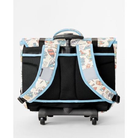 Rip Curl Back To School Wheeled Backpack Bone