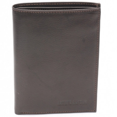 Arthur et Aston Chic & Casual Portefeuille Cuir 1589-805 Chataigne face