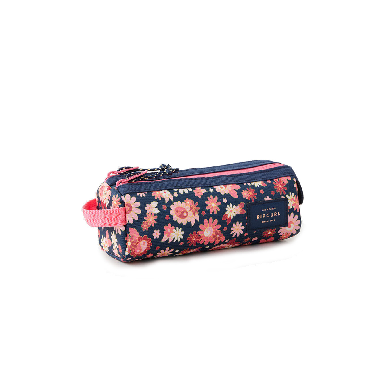 Rip Curl Back To School 2-Compartment Pouch Navy Pink
