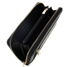 Guess Adelasia Zipper Companion Black