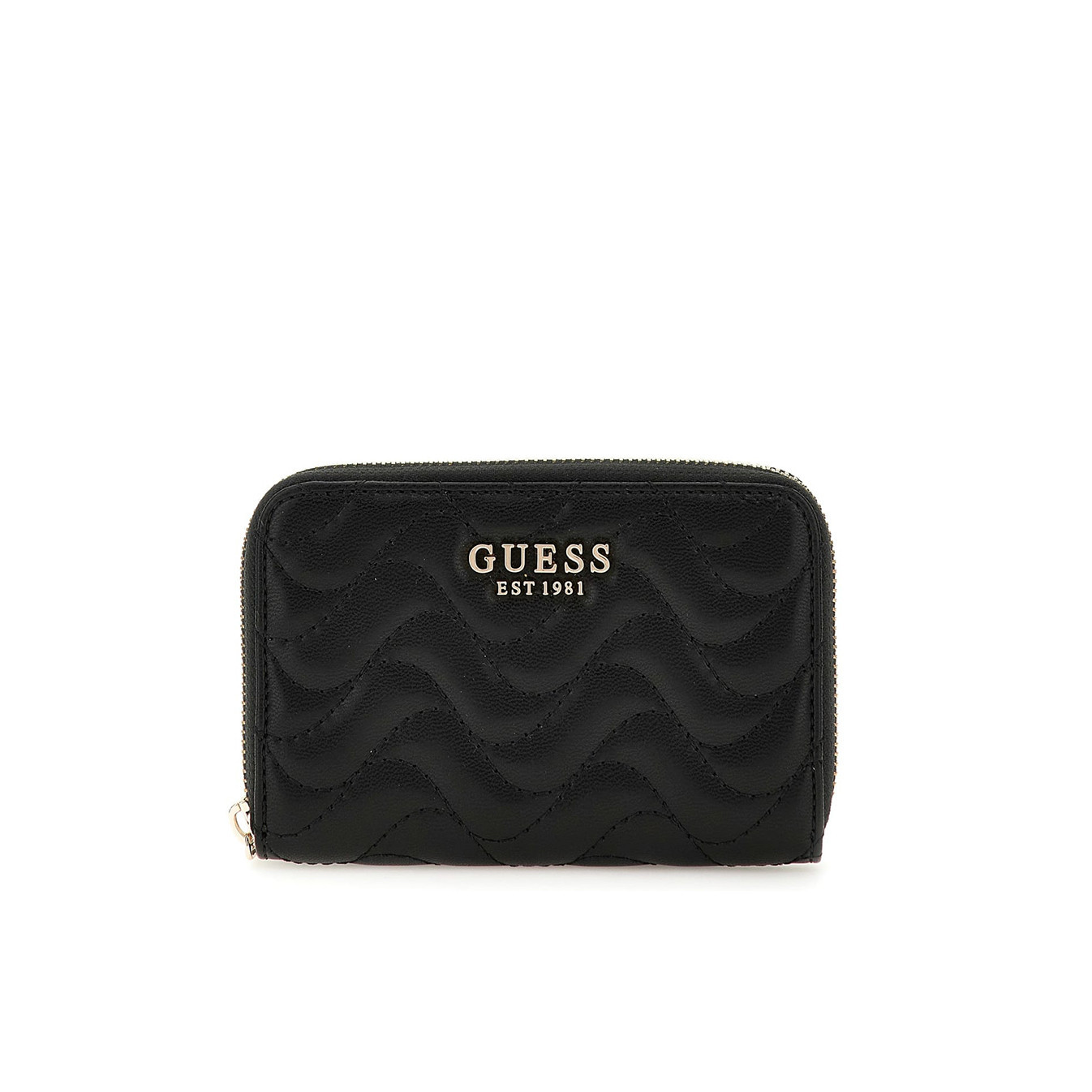 Guess Melisandra Medium Zip Wallet Black