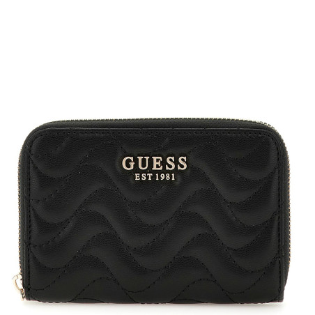 Guess Melisandra Medium Zip Wallet Black