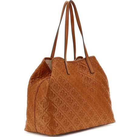 Guess Adelasia Shopping Bag and Pouch M 2 in 1 Caramel