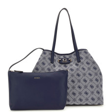 Guess Neda Sac Shopping et Pochette M 2 en 1 Nlo Navy