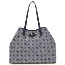 Guess Neda Shopping Bag and Pouch M 2 in 1 Nlo Navy