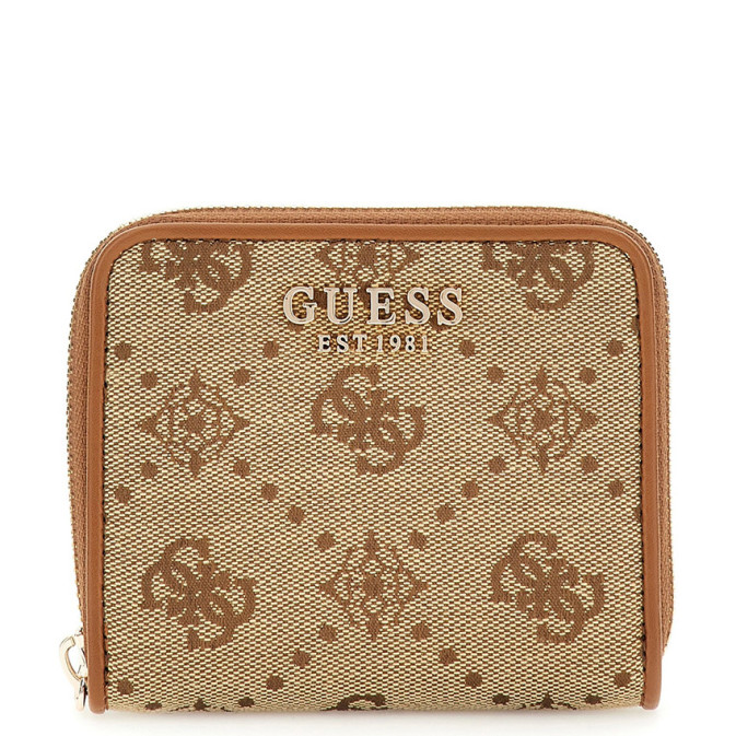 Guess Neda Mini Wallet Latte Logo