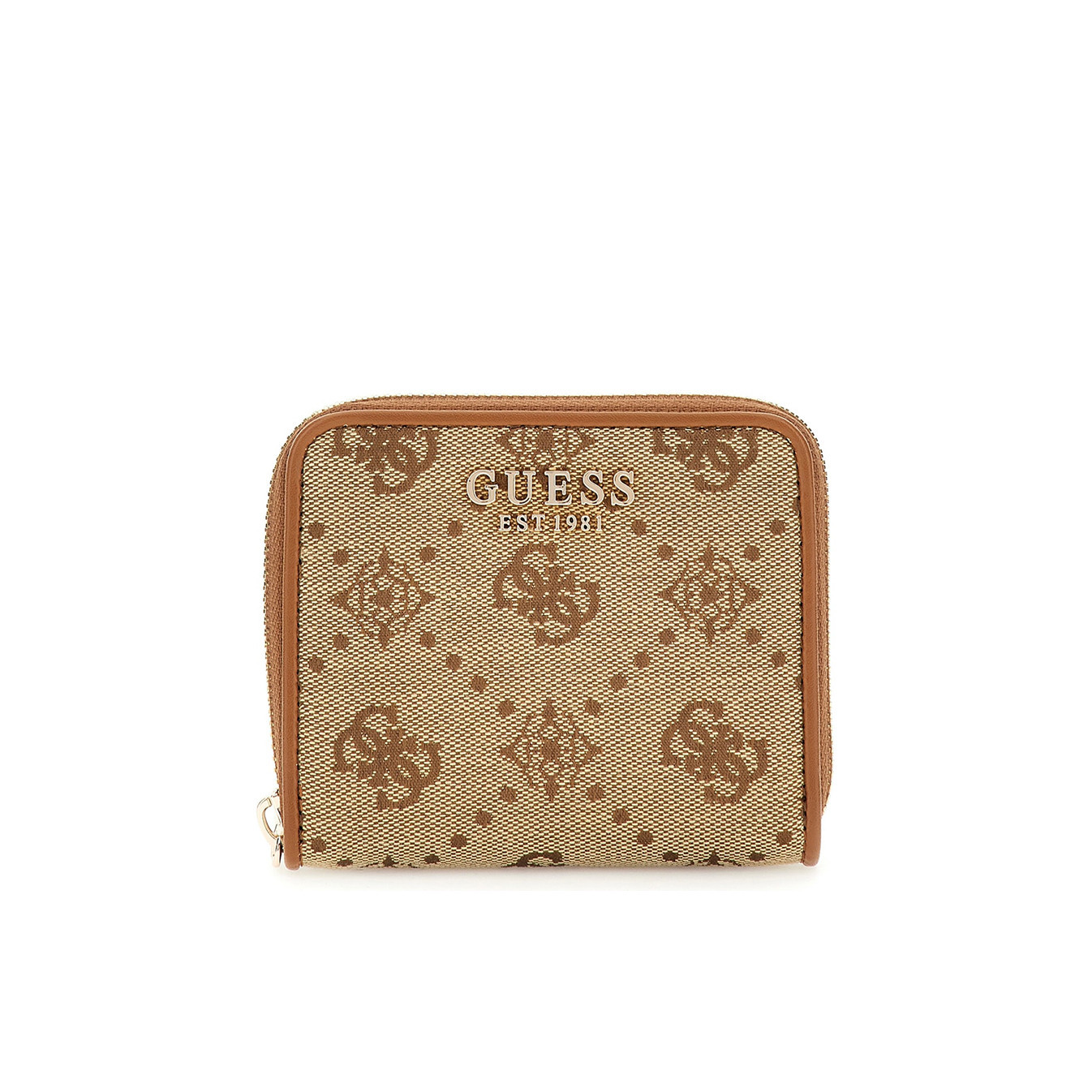 Guess Neda Mini Wallet Latte Logo