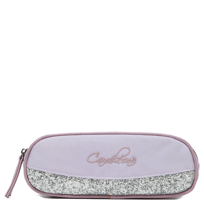 Chameleon Double Vintage Fantasy Glossy Lilac Pencil Case