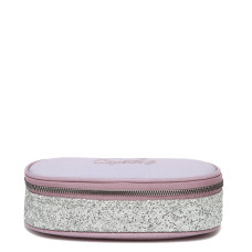 Camelion Oval Pencil Case Vintage Fantasy Glossy Lila
