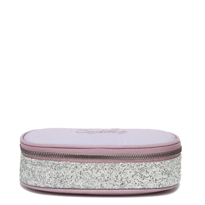 Camelion Oval Pencil Case Vintage Fantasy Glossy Lila